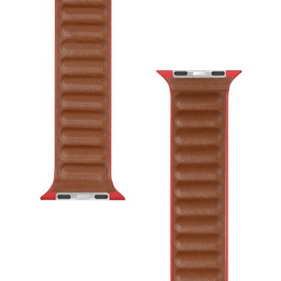 Tactical 740 Loop kož. řem. Watch 42mm/44mm, Red 8596311138805 – Zboží Mobilmania