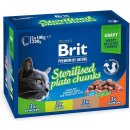 Brit Premium Cat Pouches Sterile Plate 12 x 100 g