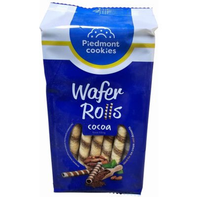 Piedmont Cookies trubičky s kakaovou náplní 160 g – Sleviste.cz