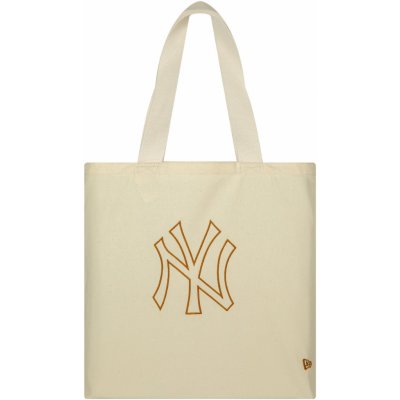 New Era MLB LEAGUE ESSENTIAL TOTE BAG NEW YORK YANKEES béžová 60357007 – Zboží Mobilmania