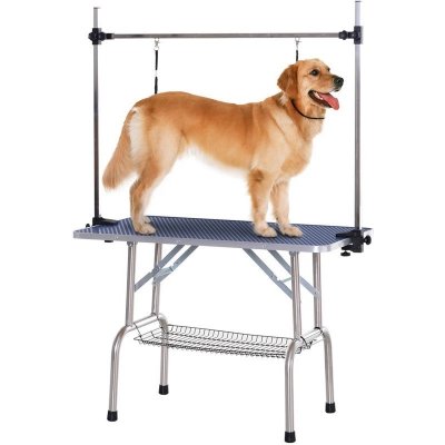 PawHut Nastavitelný stůl na stříhání psů 107 x 60 x 170 cm – Zboží Dáma