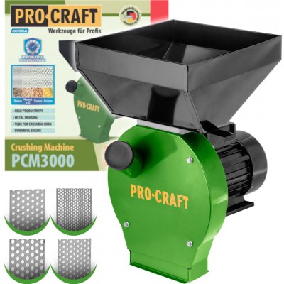 Procraft PCM3000 elektrický šrotovník na obilí – Sleviste.cz