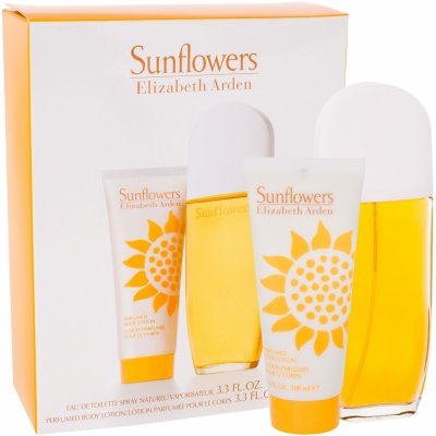 Elizabeth Arden Sunflowers Woman EDT 100 ml + tělové mléko 100 ml dárková sada – Zboží Mobilmania