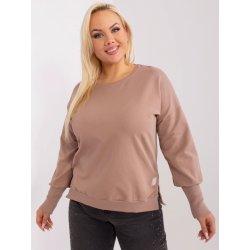 Relevance Tmavě béžová tenká mikina rv-bz-9144.37-dark beige