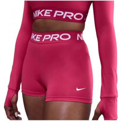 Nike Pro 365 3in dámské kraťasy rush pink/white – Sleviste.cz