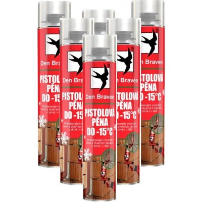 Den Braven Montážní pěna pistolová do -15 °C 750 ml 12 ks – Zboží Mobilmania