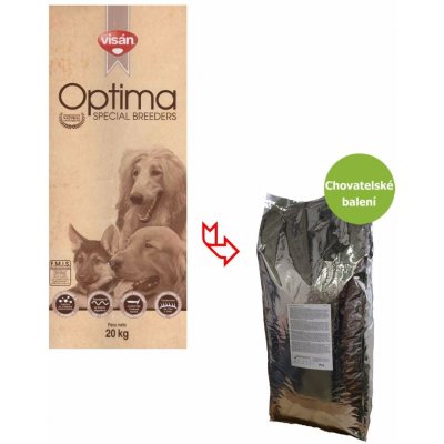 Visán Optima Adult Lamb & Rice 20 kg – Hledejceny.cz