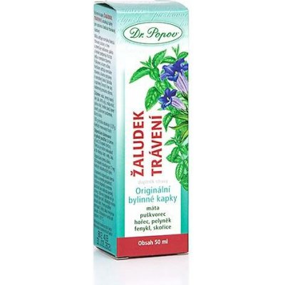 Dr. Popov Žaludek-trávení kapky 50 ml – Hledejceny.cz