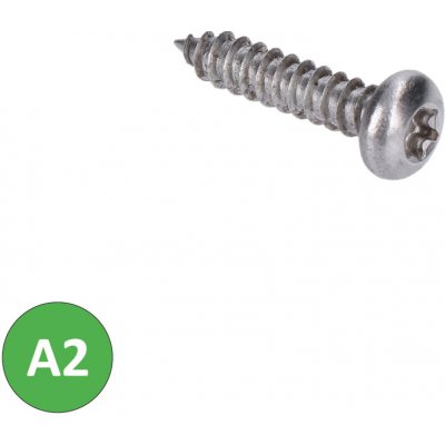 Nerezový vrut samořezný (4,2x19mm) půlkulatá hlava, DIN7981TX/A2 /AISI304 – Zboží Mobilmania