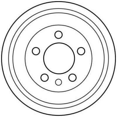 Brzdový buben TRW DB4299 - ŠKODA FABIA, VW POLO – Sleviste.cz