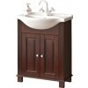 Koupelnový nábytek COMAD Stojatá skříňka s umyvadlem - RETRO 864, šířka 65 cm, hnědá borovice