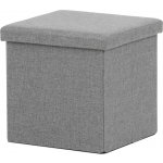 Autronic Taburet s úložným prostorem TAB-461 GREY2 – Zboží Dáma