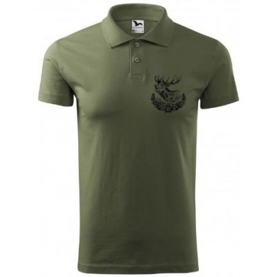 polokošile E-myslivost Lovecká s motivem jelena – Zboží Mobilmania