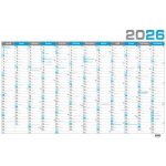 nástěnný roční B1 modrý / 67cm x 96,4cm / BKA4-26 2026 – Sleviste.cz