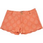 Dámské krajkové šortky 7210 oranžové – Zboží Dáma