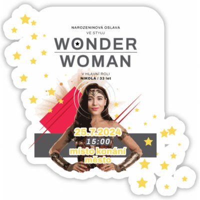 Personal Personal Personalizované pozvánky Wonder Woman – Hledejceny.cz