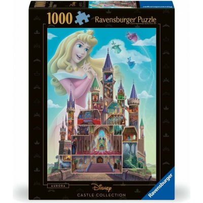 RAVENSBURGER Disney princezny: Hrad princezny Aurory 1000 dílků – Zboží Dáma