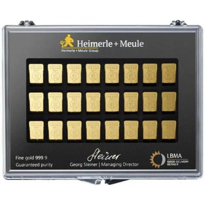 Heimerle + Meule zlatý slitek Unity Bar Collection 50 x 1 g – Zbozi.Blesk.cz