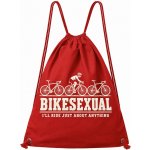 Dobrý Triko s potiskem Bikesexual červená – Hledejceny.cz