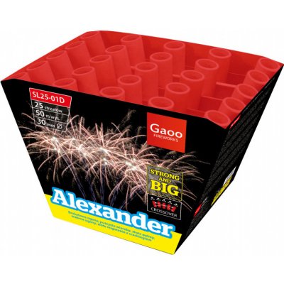 Gaoo Fireworks Ohňostroj Alexander Baterie 25 ran V SL25 01D