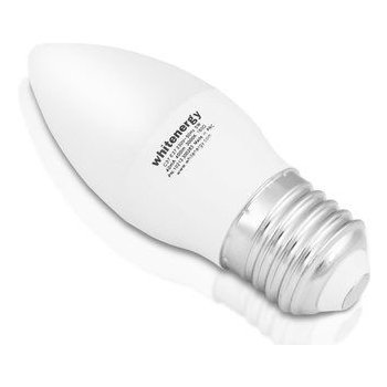 Whitenergy LED žárovka 10xSMD2835 C37 E27 5W 230V Teplá bílá mléko