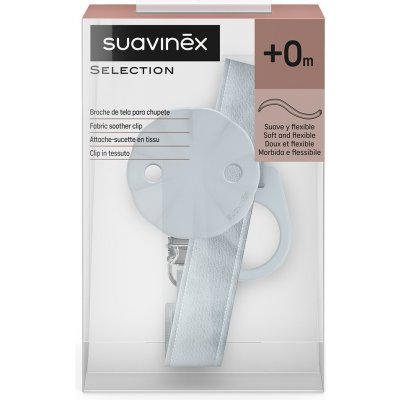 Suavinex Wonderland klip na dudlík se stuhou modrá – Sleviste.cz