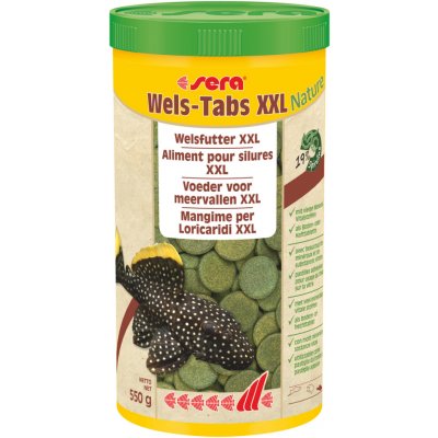 Sera Wels-Tabs XXL Nature 1000 ml – Zboží Mobilmania