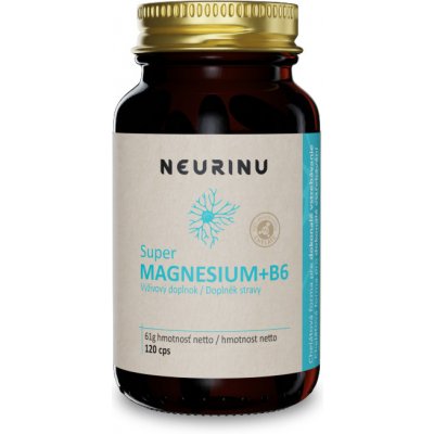 Neurinu Super Magnesium + B6 120 kaspsúl – Hledejceny.cz