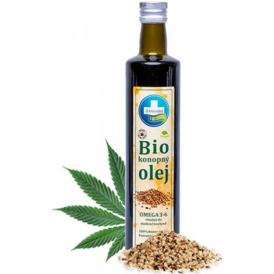 Annabis Bio 100% konopný olej 0,5 l – Zboží Mobilmania
