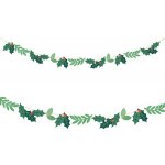 Vánoční papírová girlanda “Jmelí” 1,5 m – Zboží Dáma