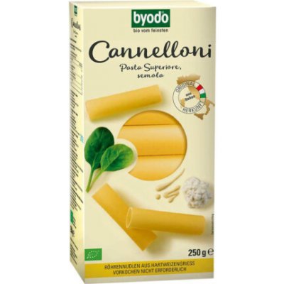 Byodo Bio Cannelloni z tvrdé pšenice 12 x 250 g