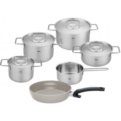 Fissler Sada hrnců PURE, sada 6 ks, s pánví CERATAL COMFORT – Sleviste.cz