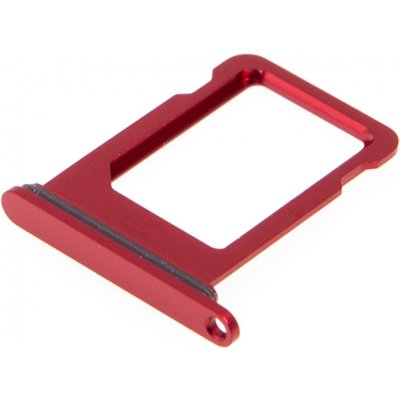 AppleMix Rámeček / šuplík na Nano SIM pro Apple iPhone iPhone 13 mini - červený - kvalita A+