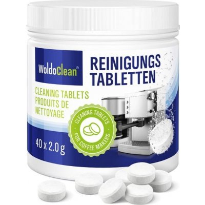 Čistící tablety do kávovaru alternativní - 40 ks - WoldoClean®