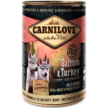 Carnilove Dog Wild Meat Salmon & Turkey for Puppies 12 x 400 g