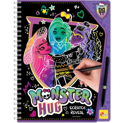 Monster High Vyškrabávací omalovánky objetí – Hledejceny.cz
