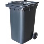 TAVOBAL plastová popelnice 240 l černá – Zboží Mobilmania