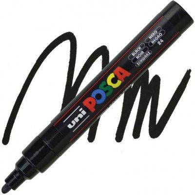 Uni Posca PC5M černá – Zboží Mobilmania