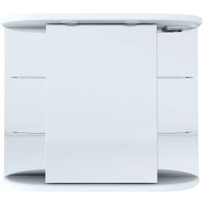 Baden Haus Zrcadlová skříňka s LED osvětlením Alba, 88 × 65,5 × 27 cm, bílá 85833 – Sleviste.cz