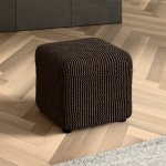 GA.I.CO napínací potah bielastický COSTINA tabáková na taburet 40 x 40 x 40 cm – Hledejceny.cz