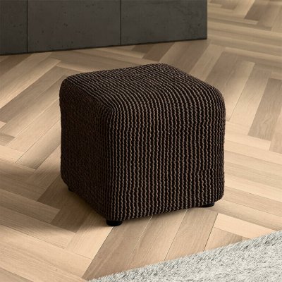 GA.I.CO napínací potah bielastický COSTINA tabáková na taburet 40 x 40 x 40 cm – Hledejceny.cz