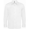 Pracovní oděv KARIBAN ADO Pánská strečová košile s dlouhým rukávem K529 00 bílá