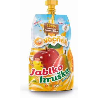 Ovocňák 100% šťáva jablko hruška 250 ml – Zbozi.Blesk.cz