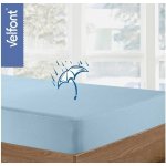 VELFONT Nepropustné prostěradlo RESPIRA pudrově modré 180x200 – Zboží Dáma