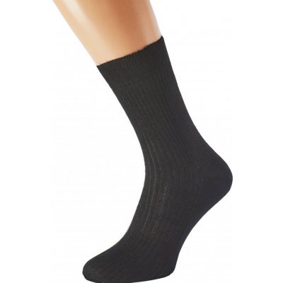 Kuks Zdravotní merino ponožky bez lemu LUKÁŠ Černé – Zboží Mobilmania