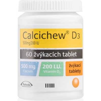 Calcichew D3 CTB 60 tablet – Hledejceny.cz