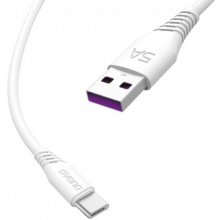 Dudao L2T USB / USB-C 5A, 2m, bílý