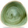 mísa a miska Churchill 1795 Stonecast Samphire Green 18,5 cm miska ve tvaru trojúhelníku