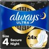 Hygienická vložka Always Ultra Secure Extra Night Ultra 24 ks