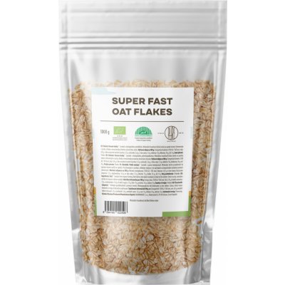 BrainMax Pure BrainMax Pure® Superfast Ovesné Vločky BIO 1 kg – Sleviste.cz